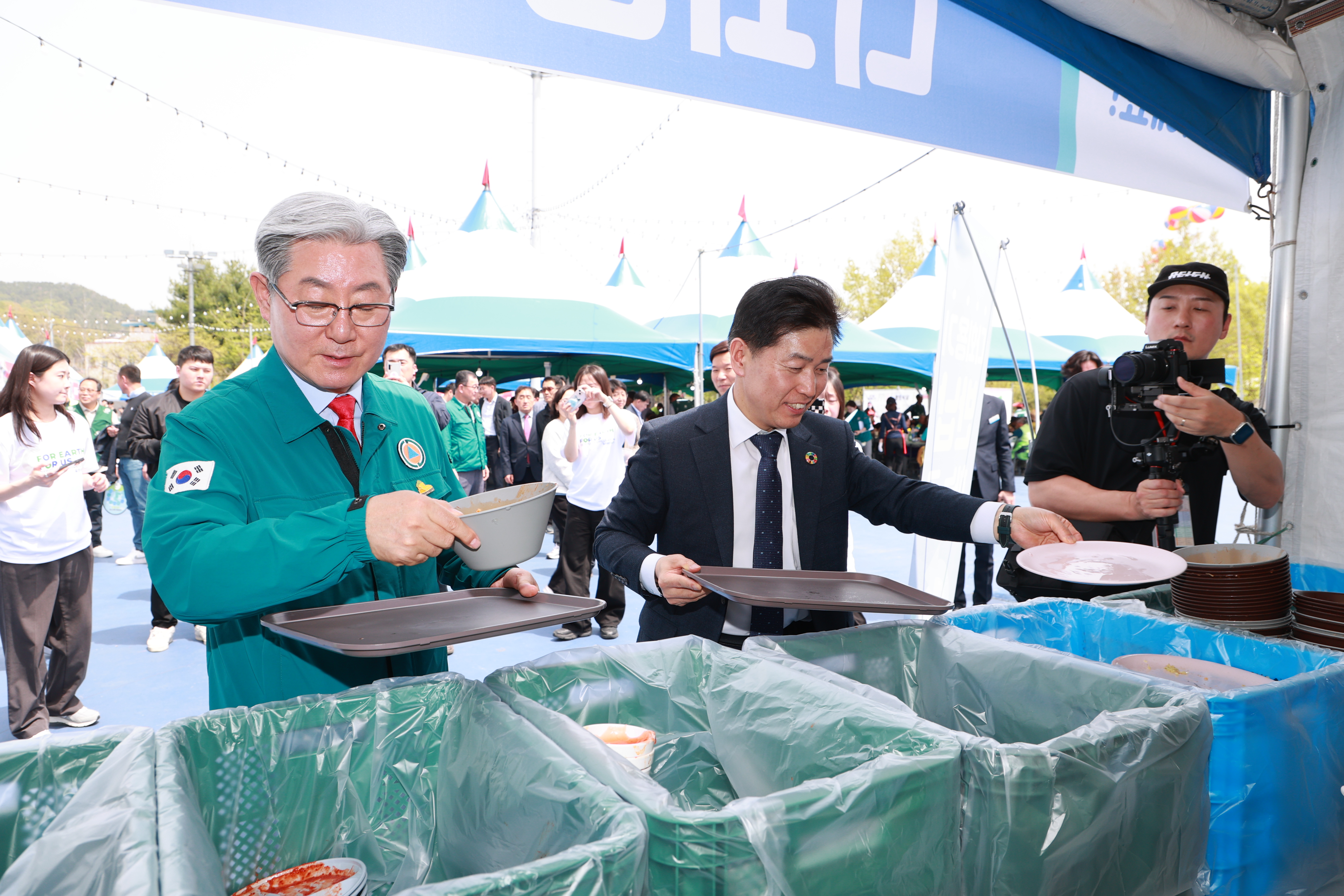 의령군 축제장 ‘다회용기 사용’ 29% 쓰레기 감소 효과