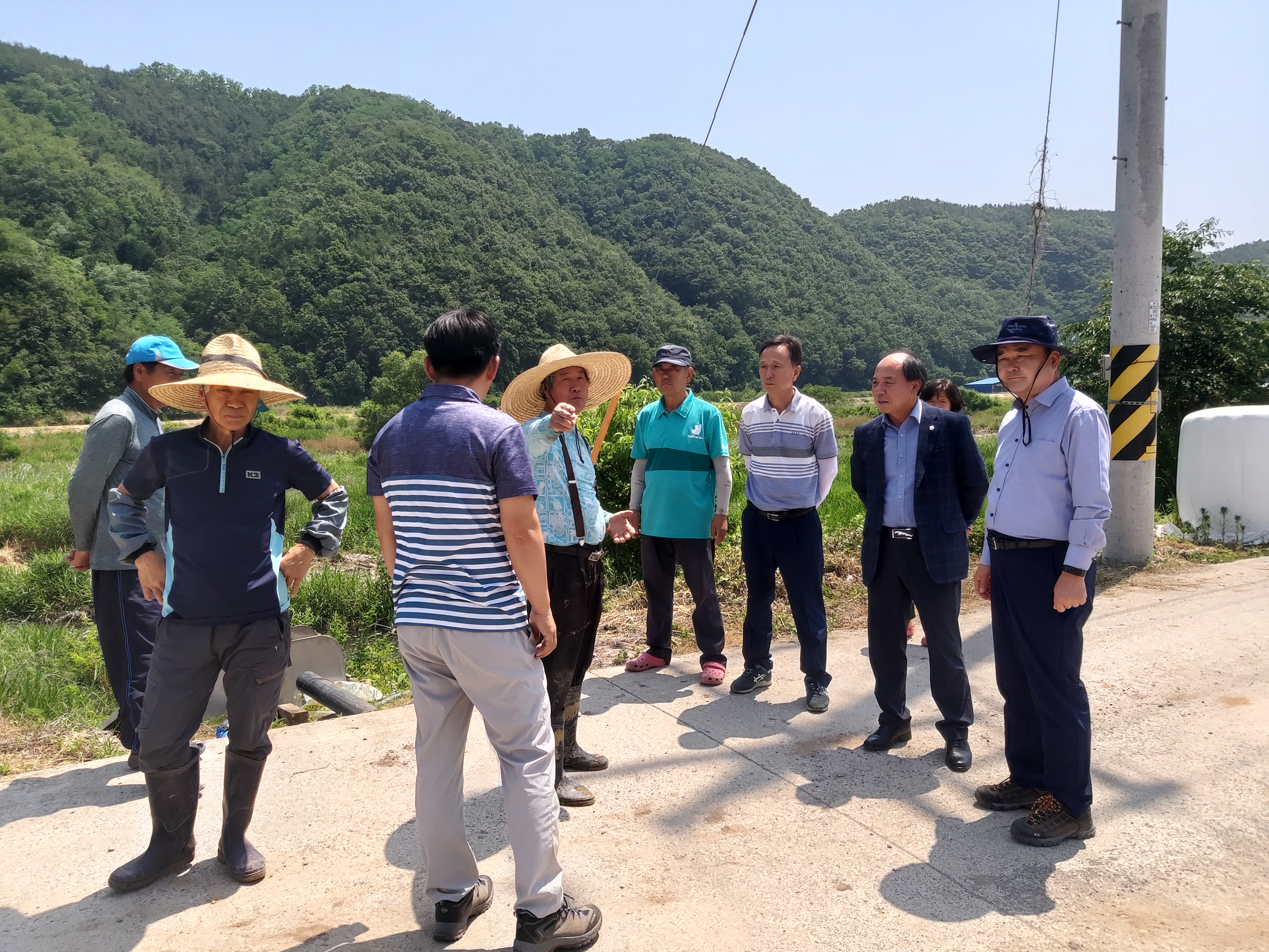가뭄대비 관정 사전점검 현장 점검 및 주민 애로사항 청취