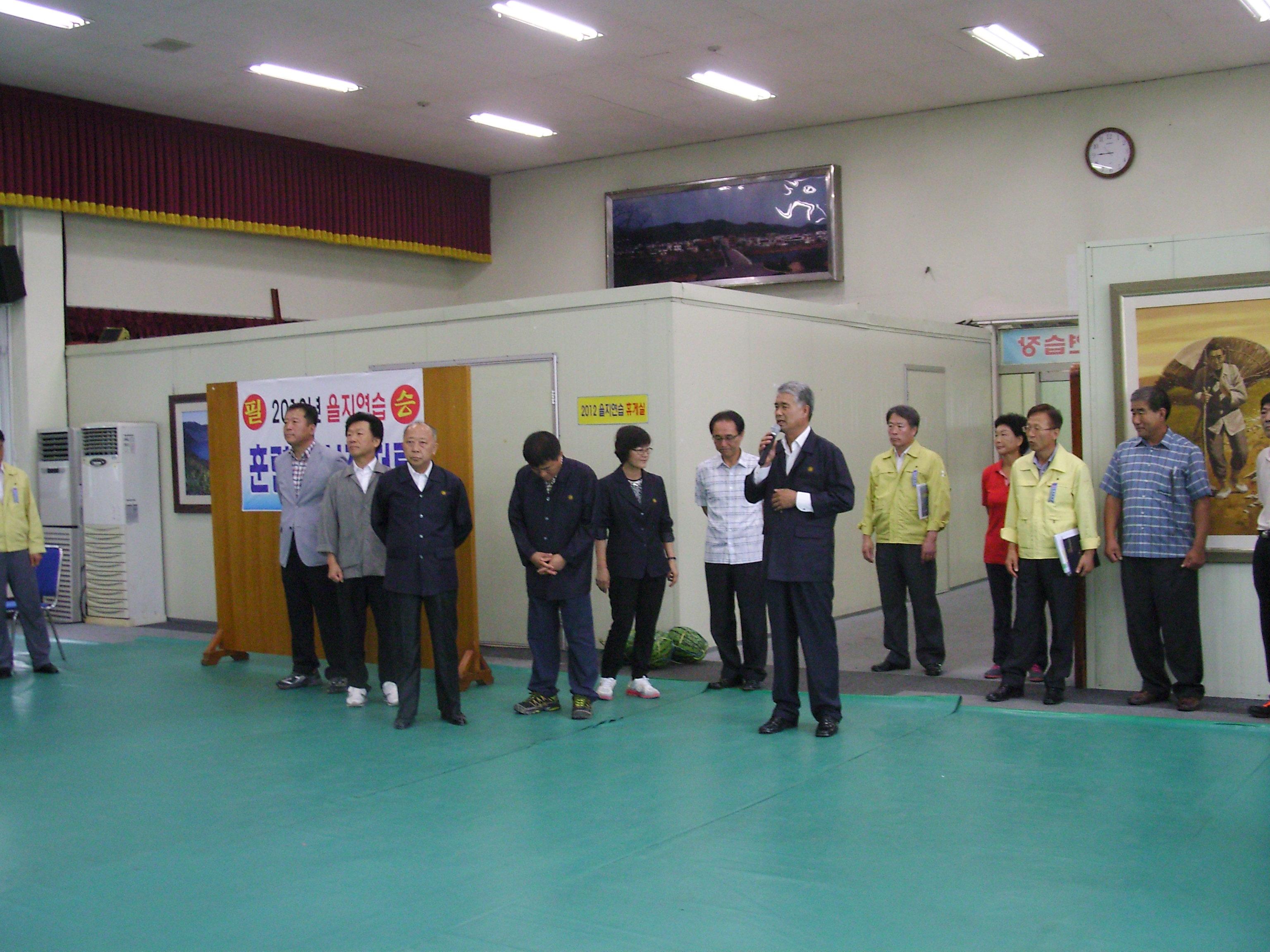 2012 을지/프리덤가디언 연습 참관 격려