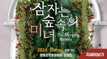 잠자는 숲속의 미녀

the sleeping beauty

2024. 11. 1.(금) 오후 7시 의령군민문화회관 공연장


자세히보기